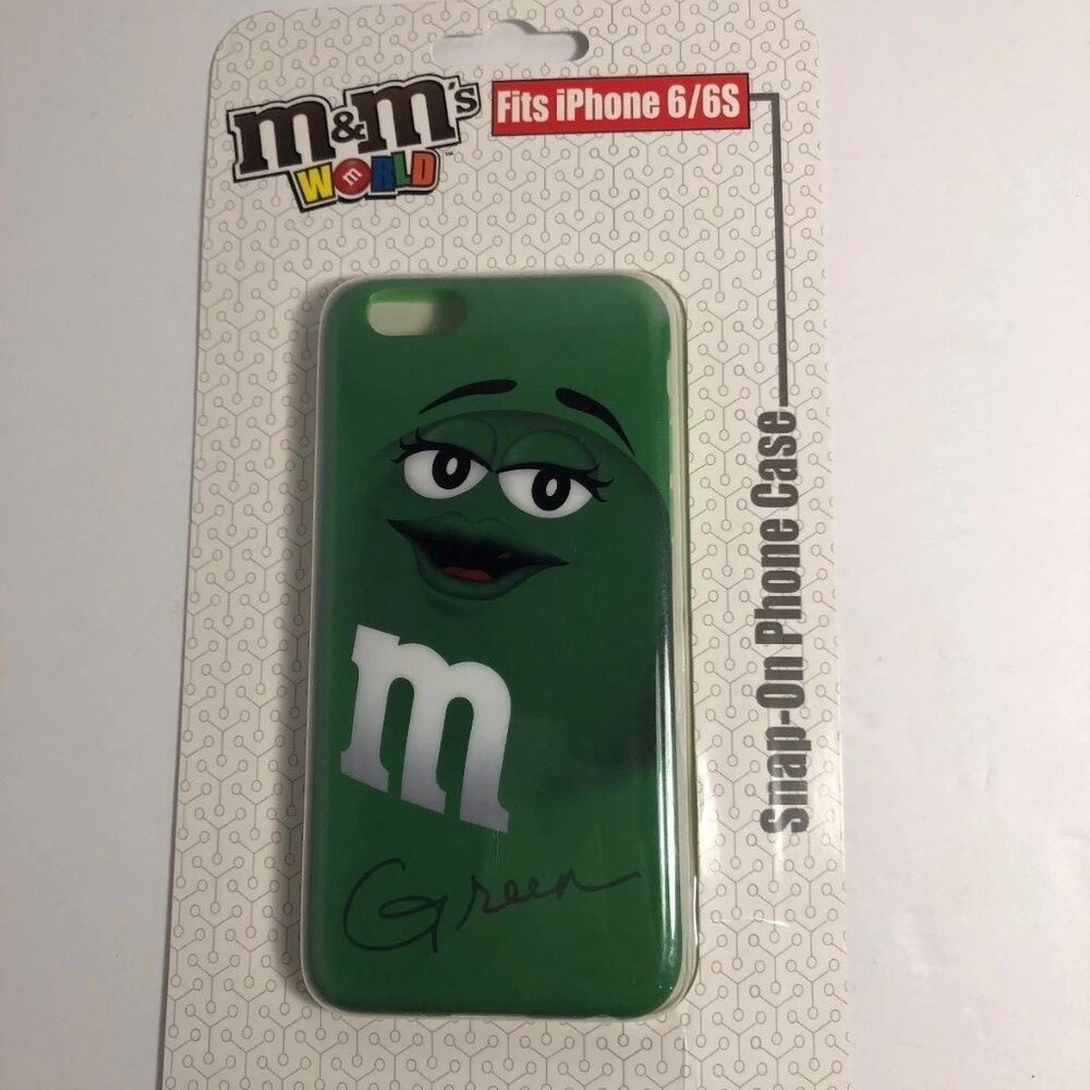 iPhone 6/6S Cell Phone Case M&M Collectible Official Product Green M&M New